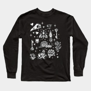 Full Of Secrets Witchy Goth Punk Shirt Long Sleeve T-Shirt